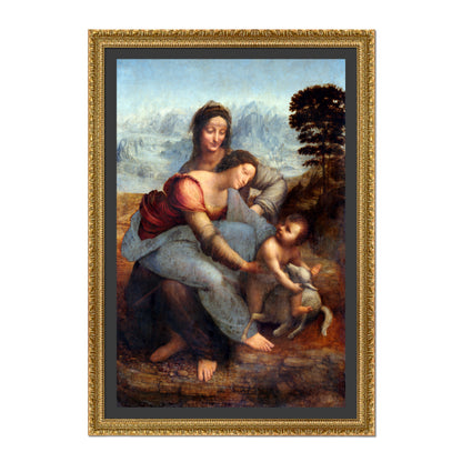 LA VIRGEN, EL NIÑO JESÚS Y SANTA ANA