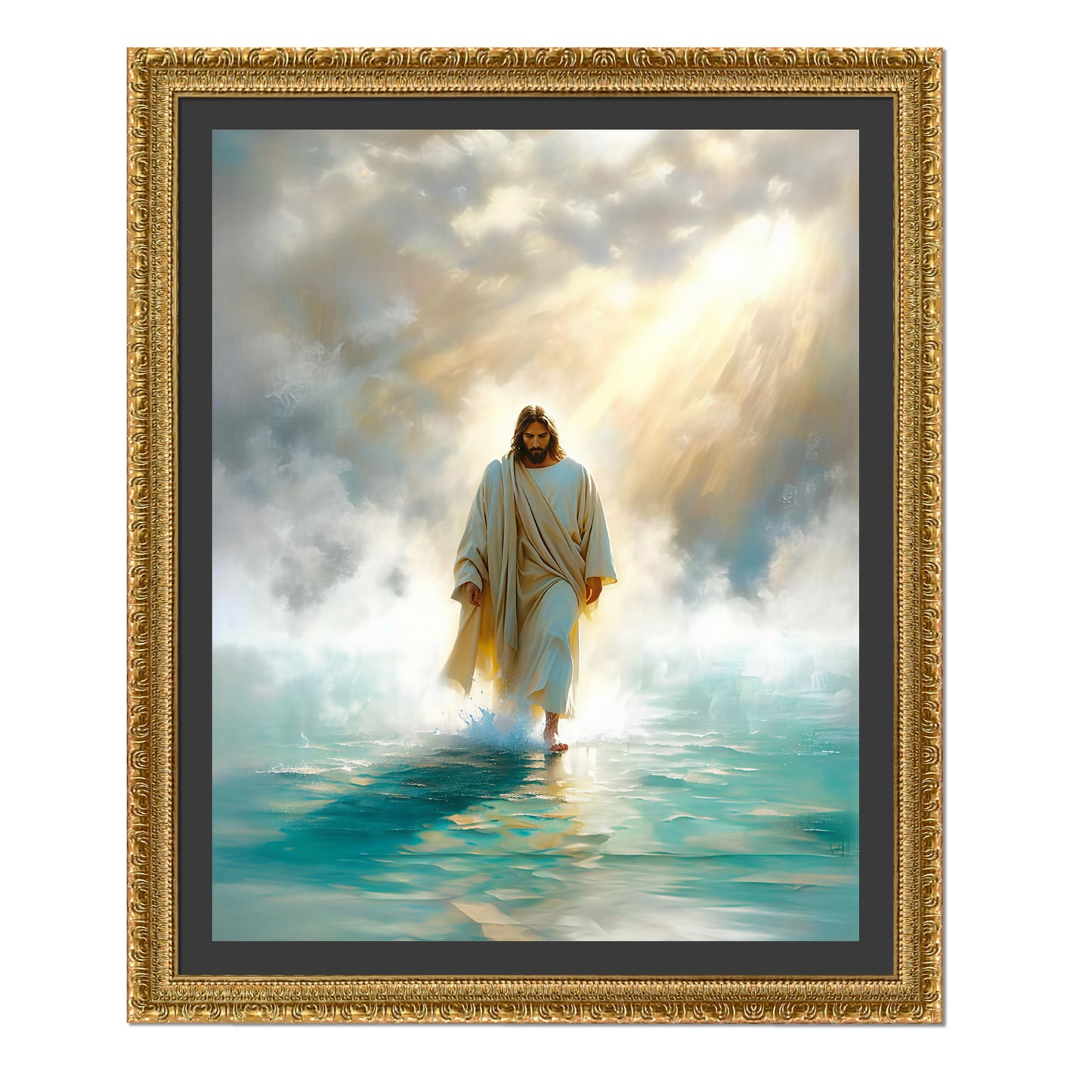 JESÚS CAMINANDO SOBRE LAS AGUAS