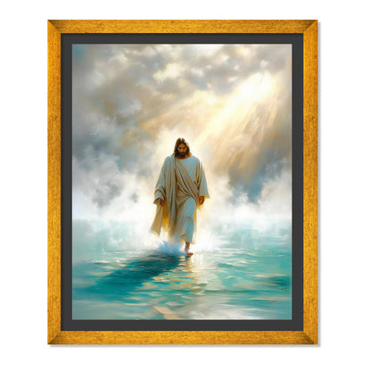 JESÚS CAMINANDO SOBRE LAS AGUAS