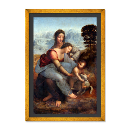 LA VIRGEN, EL NIÑO JESÚS Y SANTA ANA