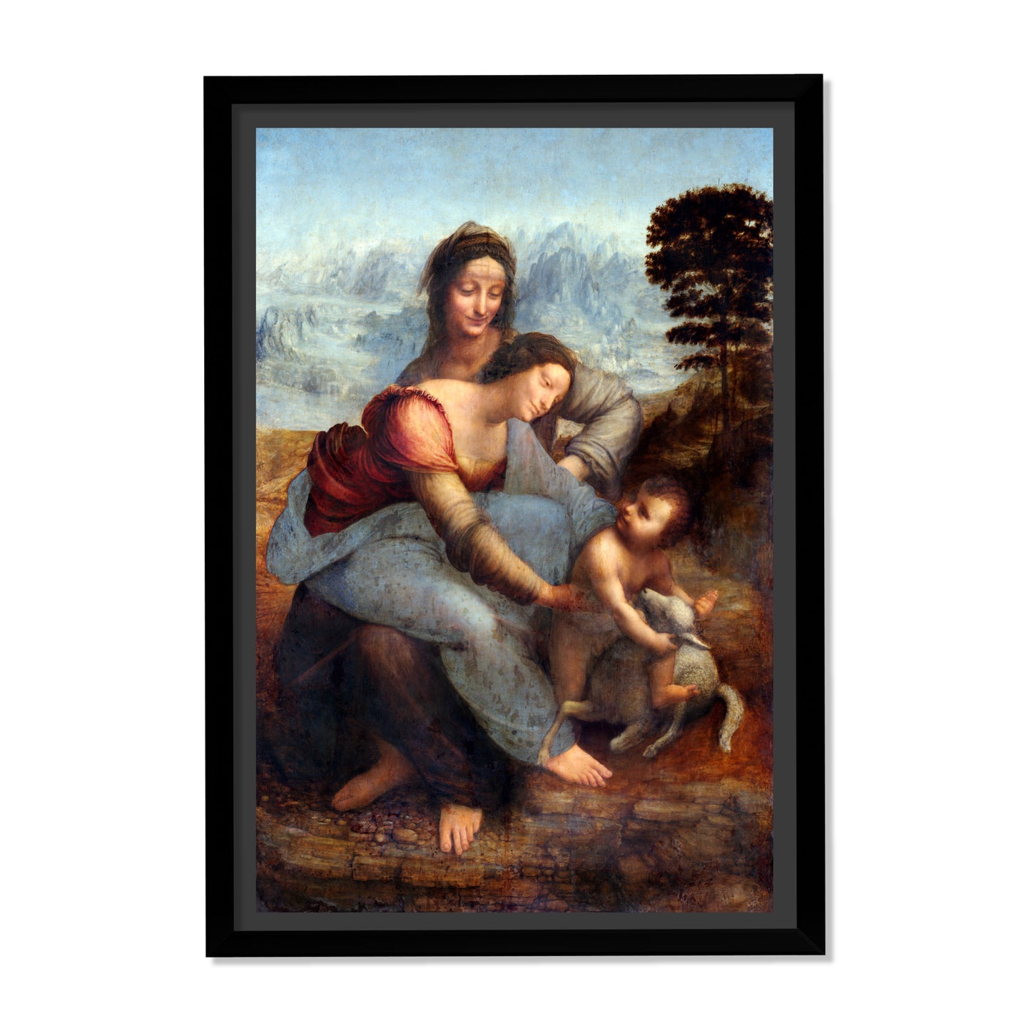 LA VIRGEN, EL NIÑO JESÚS Y SANTA ANA