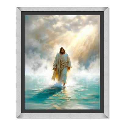 JESÚS CAMINANDO SOBRE LAS AGUAS