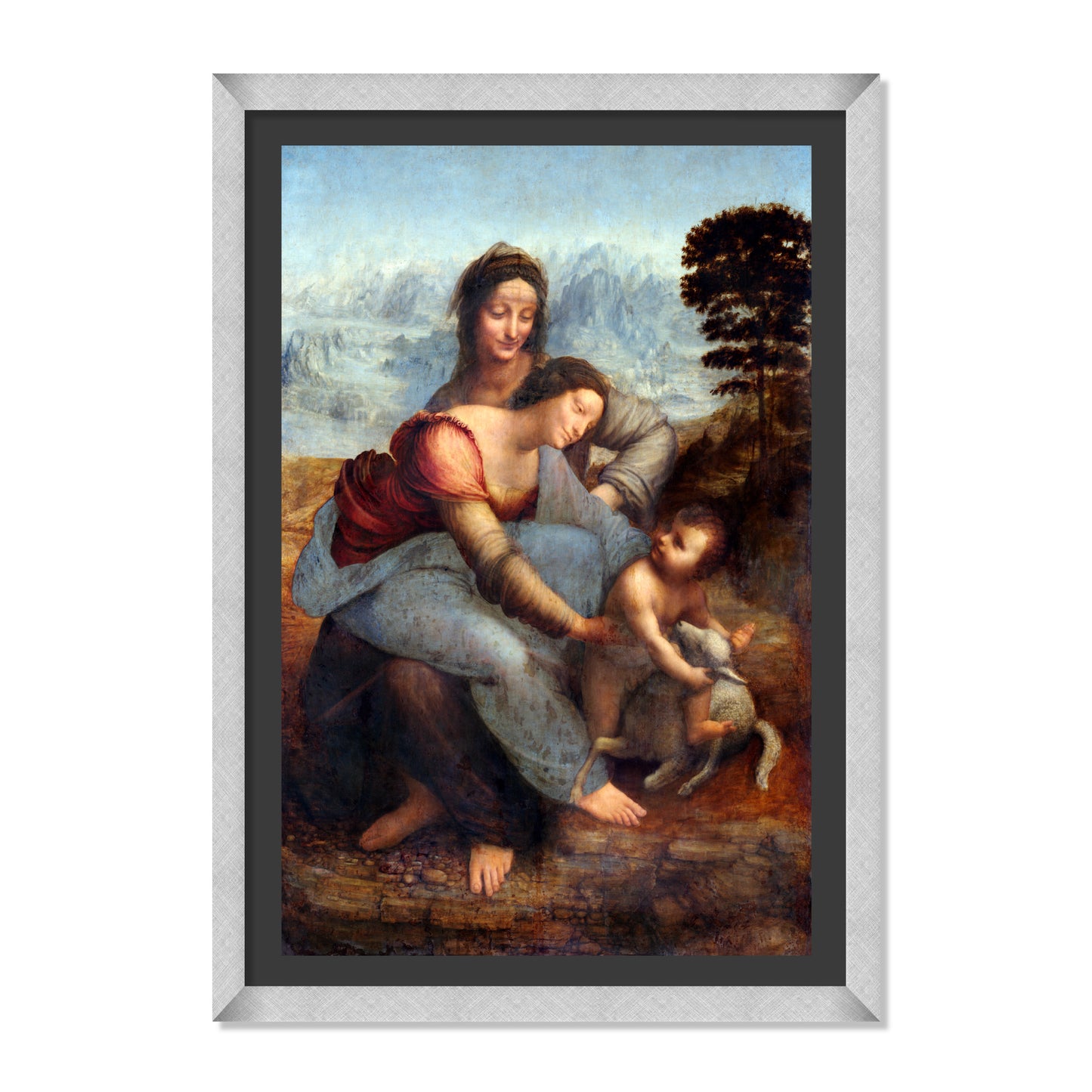 LA VIRGEN, EL NIÑO JESÚS Y SANTA ANA