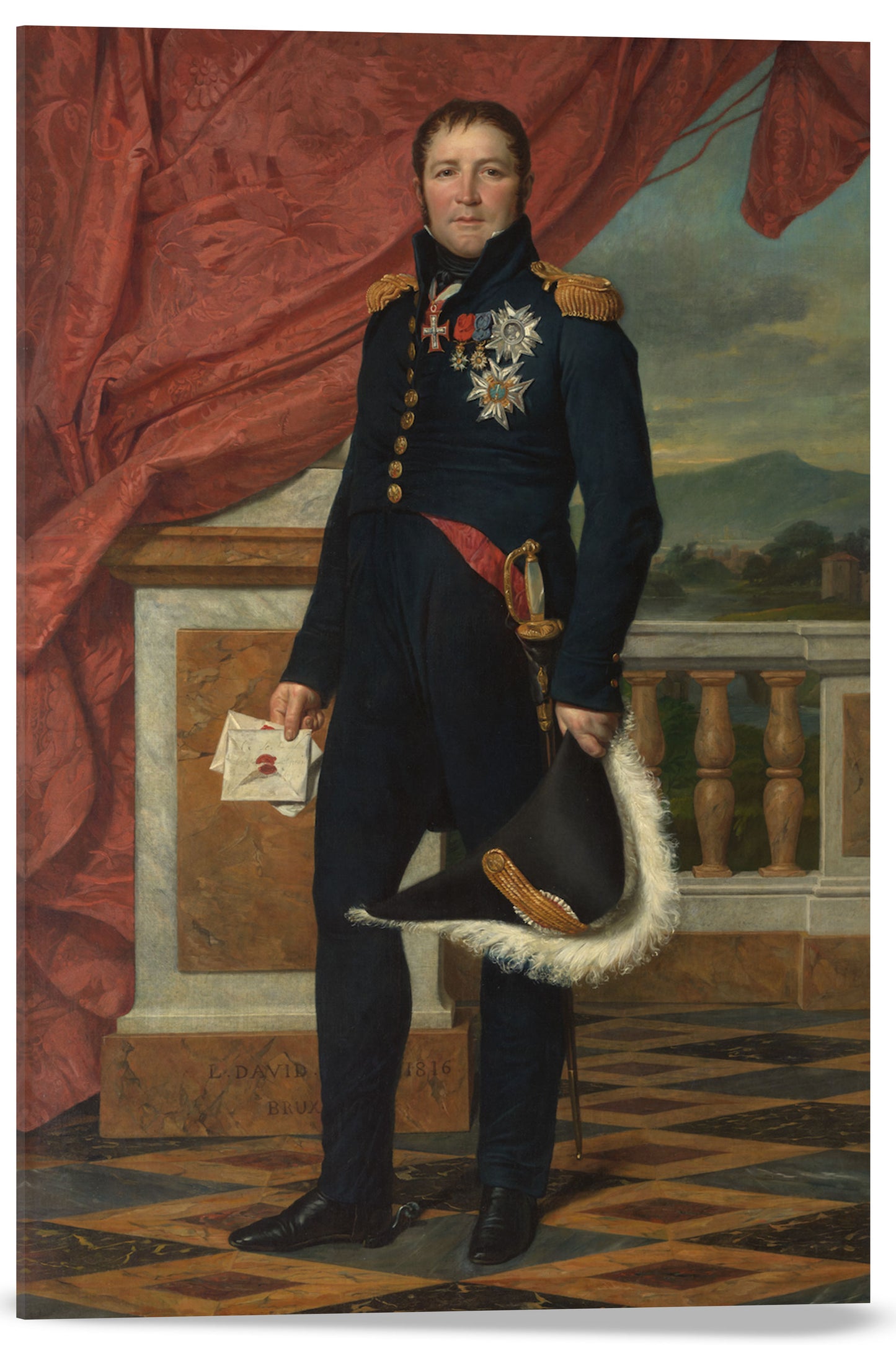 RETRATO DEL CONDE ÉTIENNE MAURICE GÉRARD