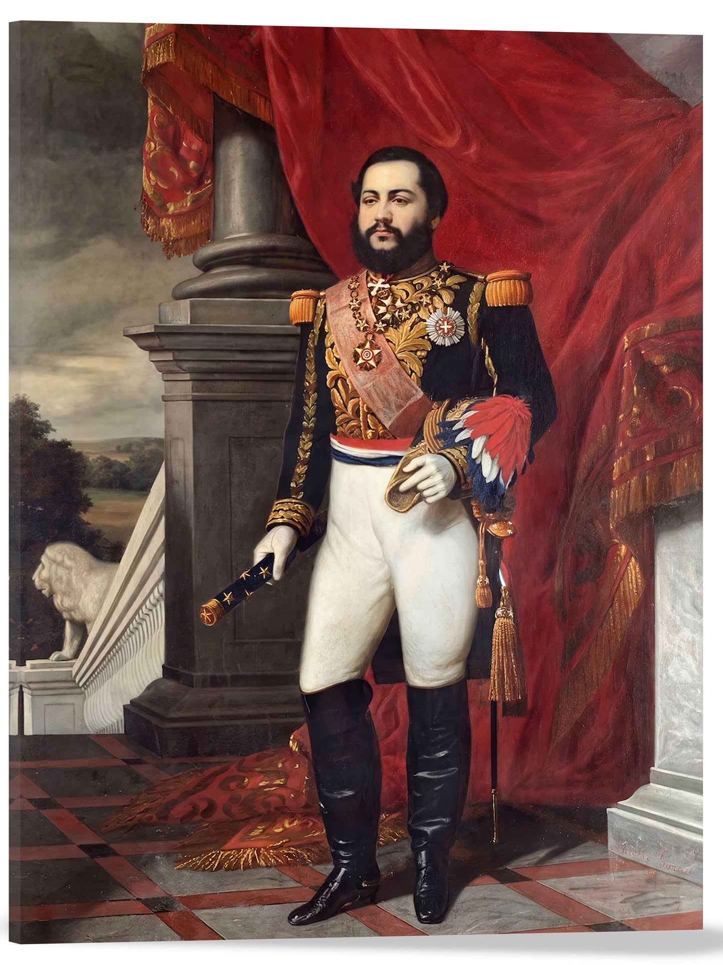 RETRATO DEL MARISCAL FRANCISCO SOLANO LÓPEZ