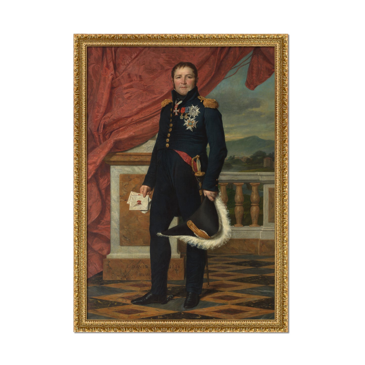 RETRATO DEL CONDE ÉTIENNE MAURICE GÉRARD