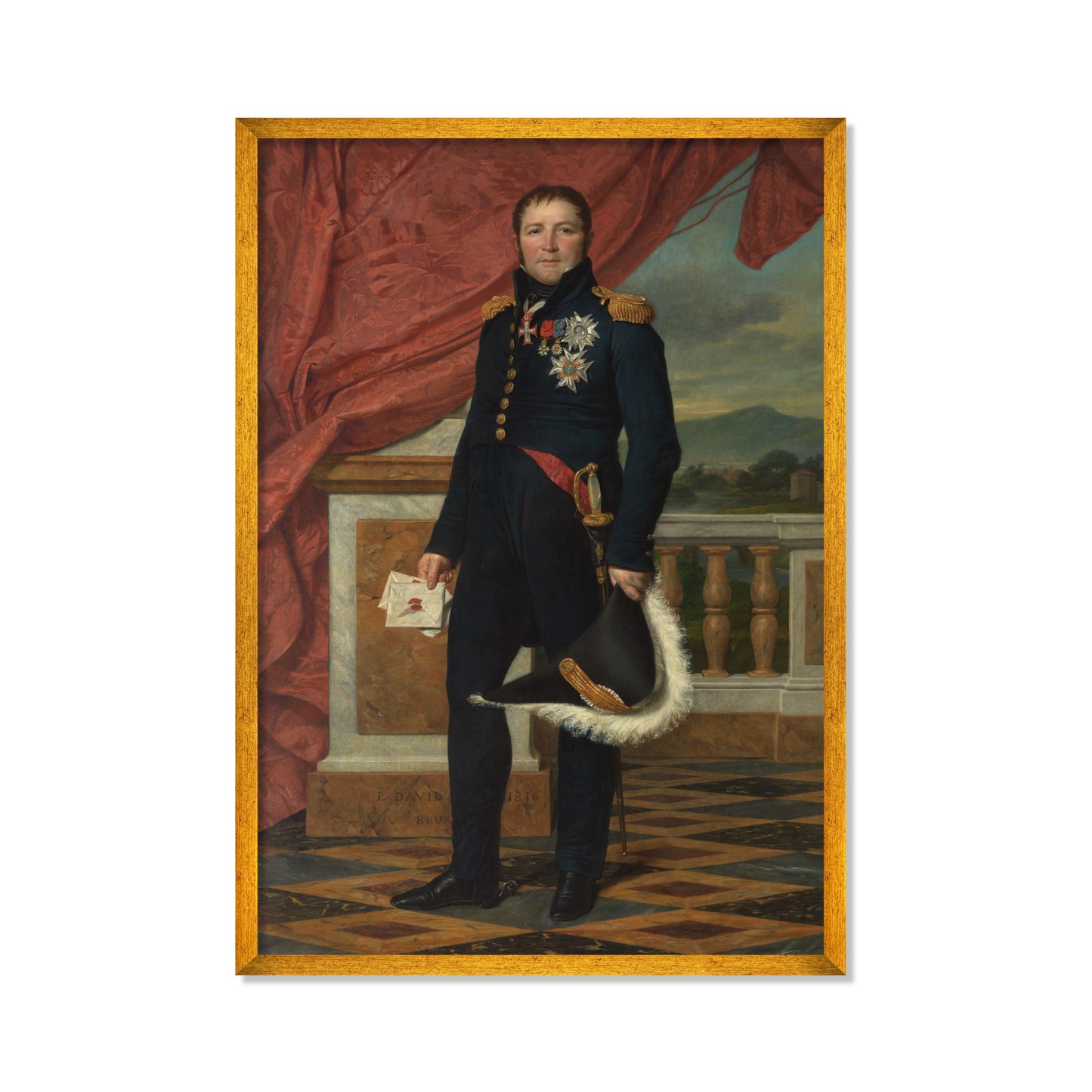RETRATO DEL CONDE ÉTIENNE MAURICE GÉRARD