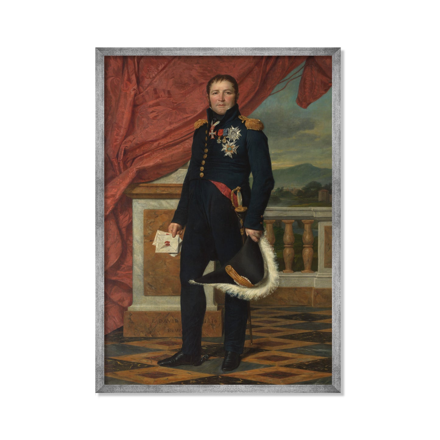RETRATO DEL CONDE ÉTIENNE MAURICE GÉRARD