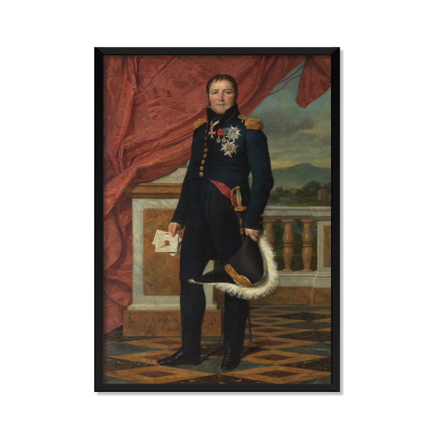 RETRATO DEL CONDE ÉTIENNE MAURICE GÉRARD