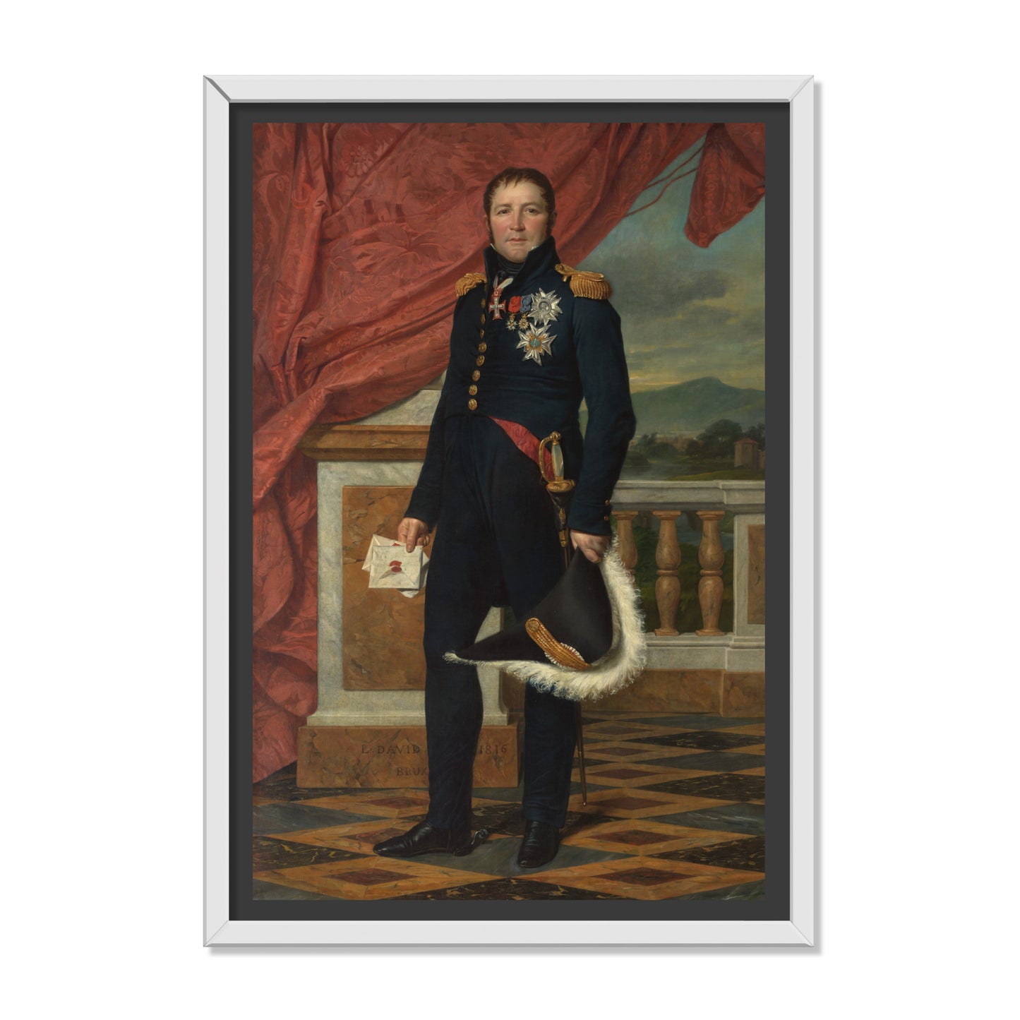 RETRATO DEL CONDE ÉTIENNE MAURICE GÉRARD