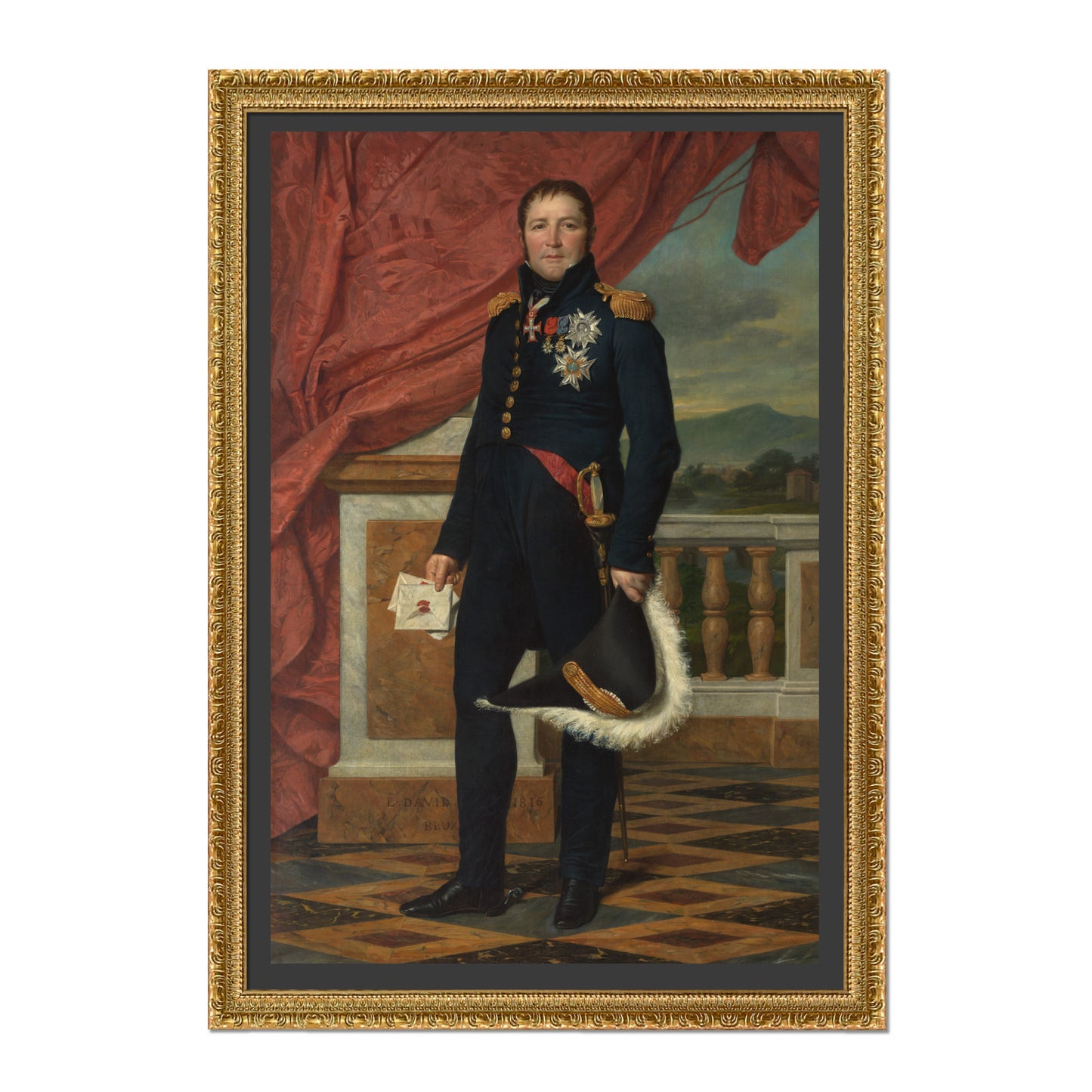 RETRATO DEL CONDE ÉTIENNE MAURICE GÉRARD