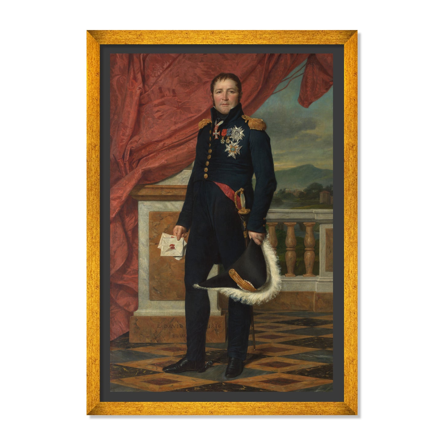 RETRATO DEL CONDE ÉTIENNE MAURICE GÉRARD