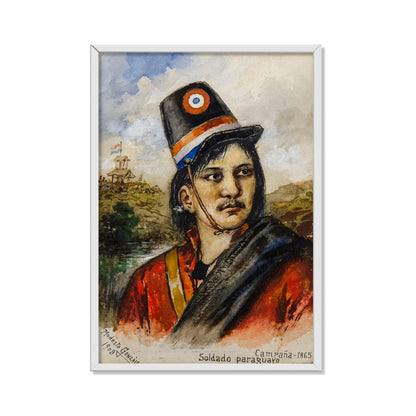 RETRATO DE SOLDADO PARAGUAYO