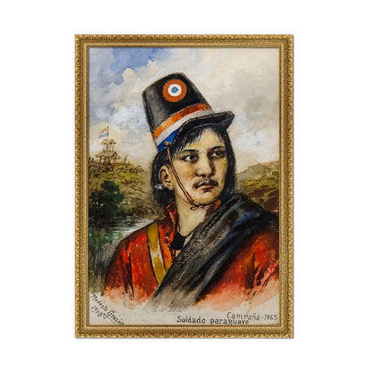 RETRATO DE SOLDADO PARAGUAYO