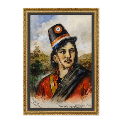 RETRATO DE SOLDADO PARAGUAYO