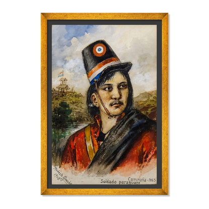 RETRATO DE SOLDADO PARAGUAYO