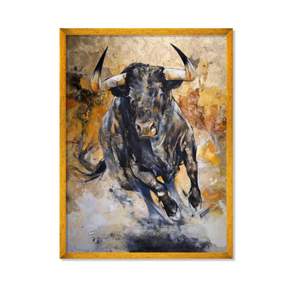 TORO EN EMBESTIDA