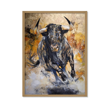 TORO EN EMBESTIDA
