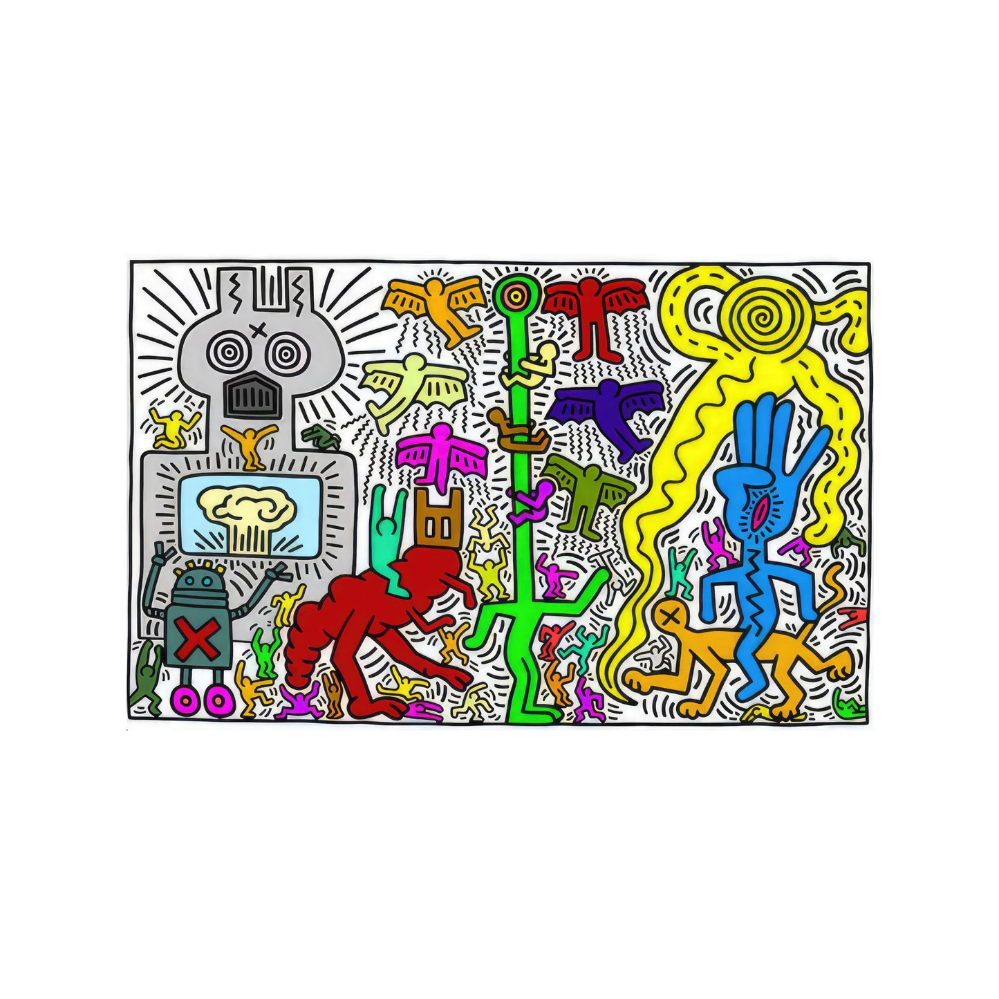 ROBOTS Y ÁNGEL RADIANTE