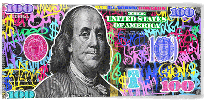 100 DOLLARS STREET ART