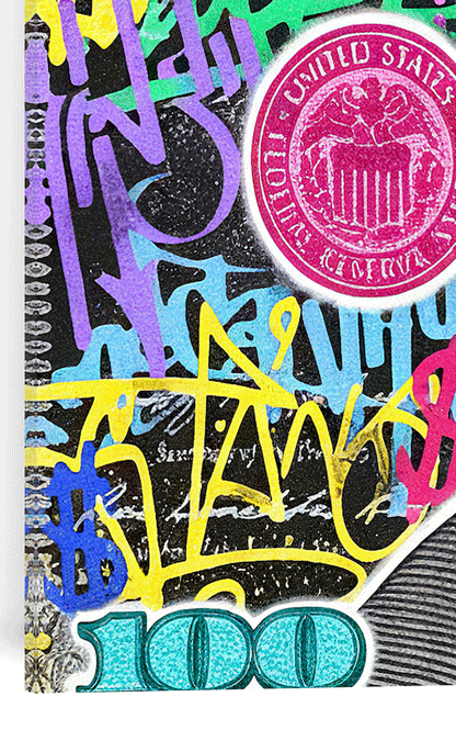 100 DOLLARS STREET ART