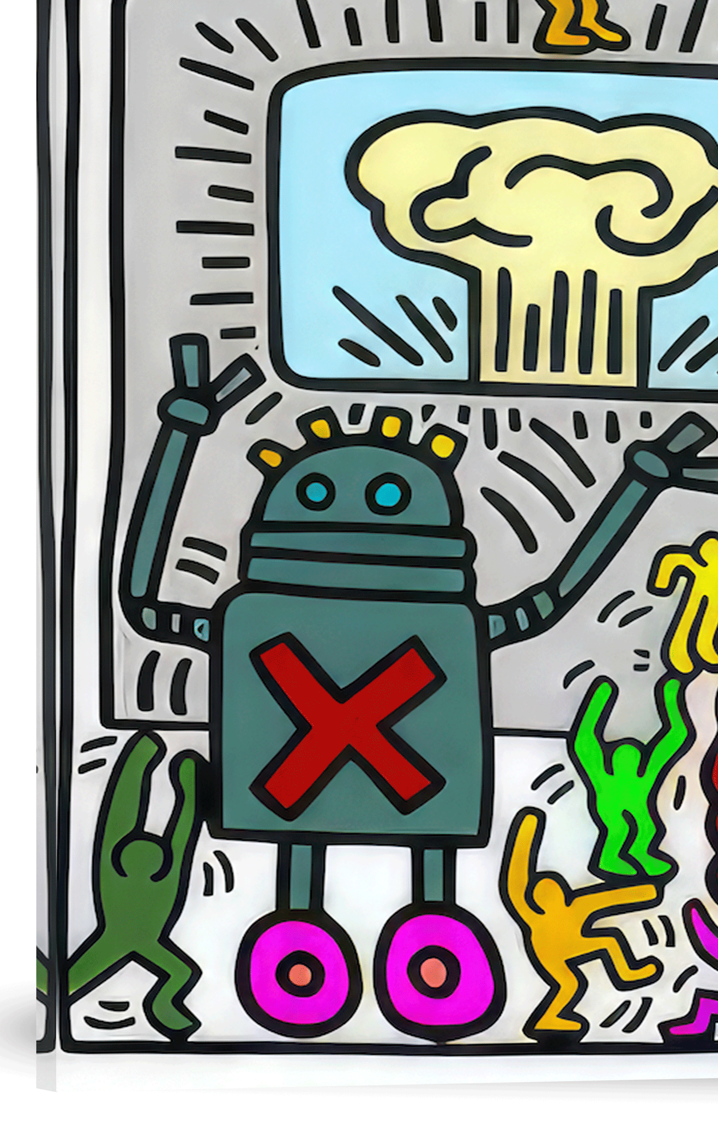ROBOTS Y ÁNGEL RADIANTE