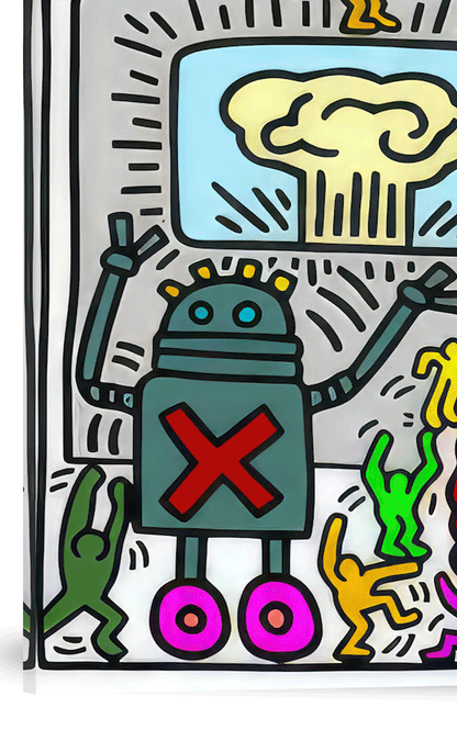 ROBOTS Y ÁNGEL RADIANTE
