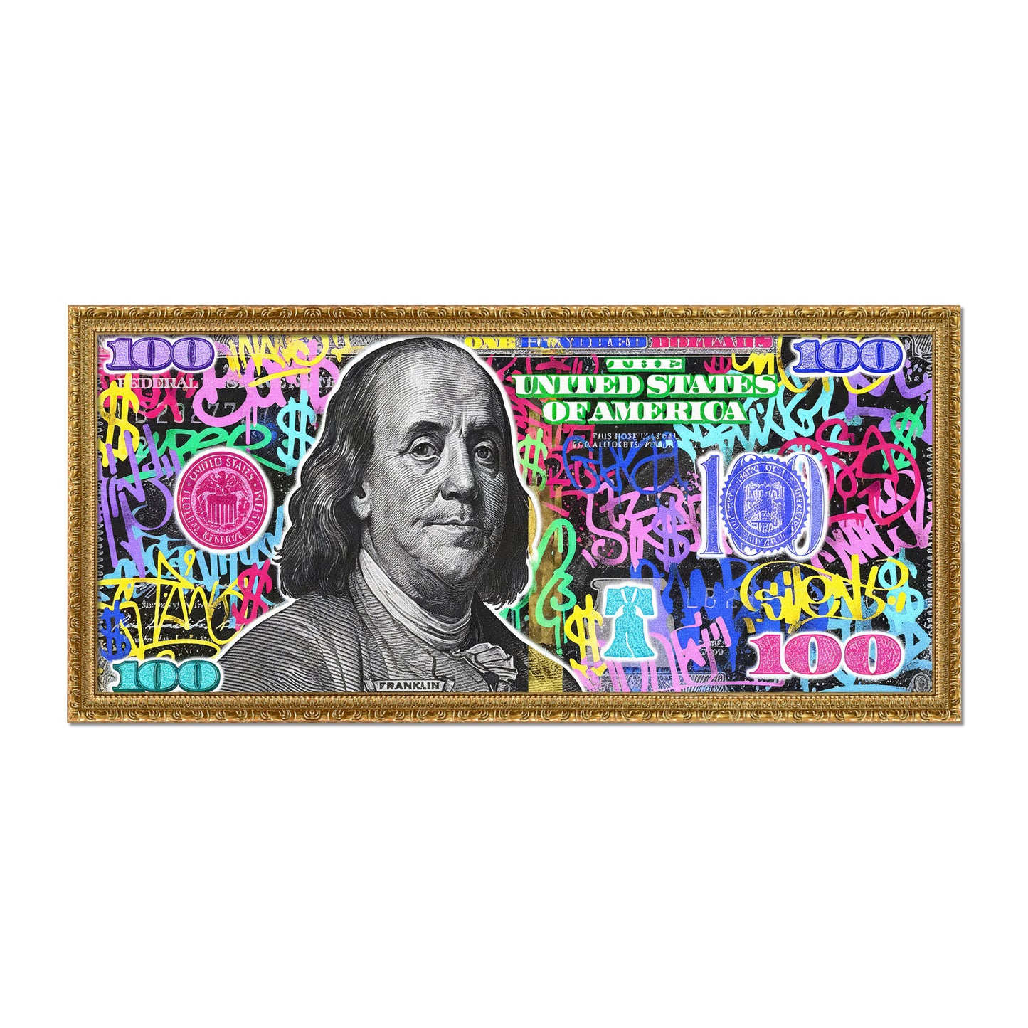 100 DOLLARS STREET ART