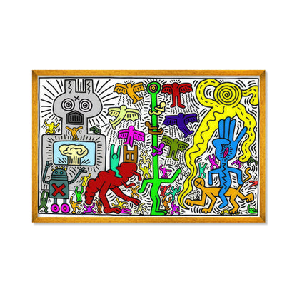 ROBOTS Y ÁNGEL RADIANTE
