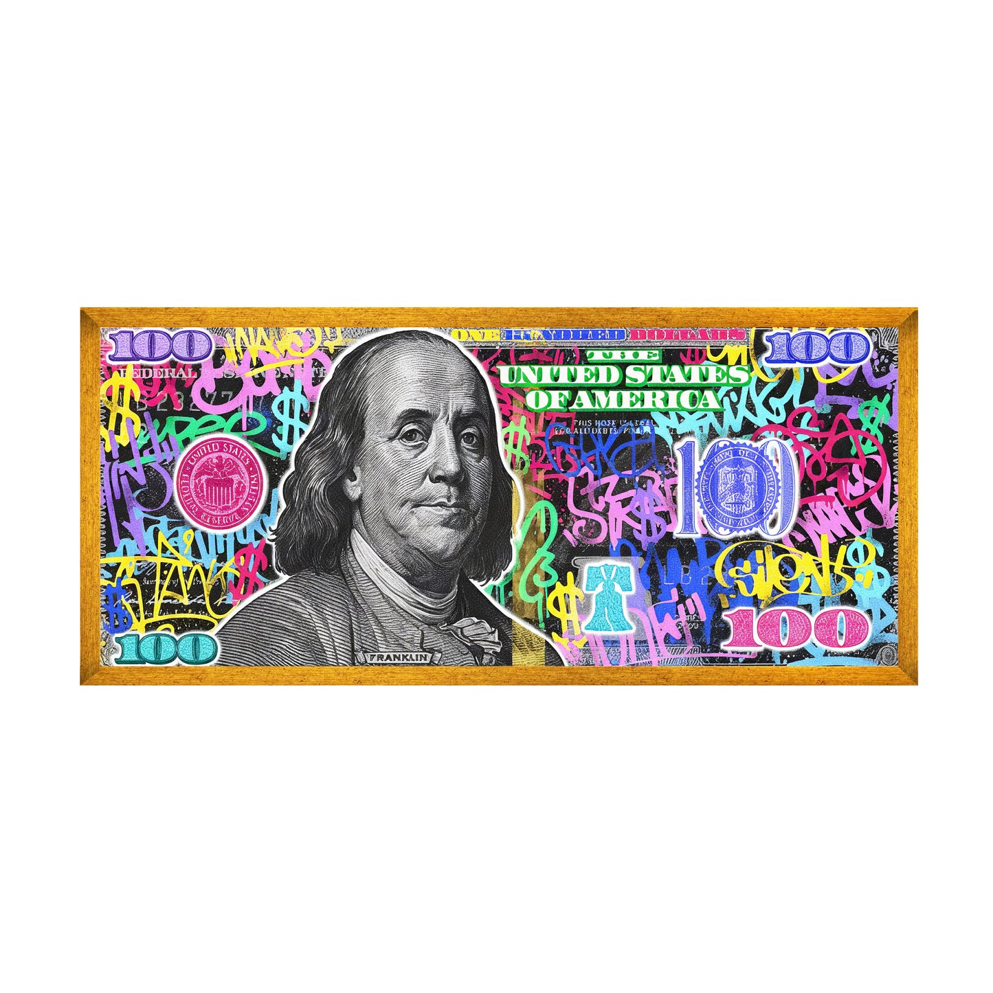 100 DOLLARS STREET ART
