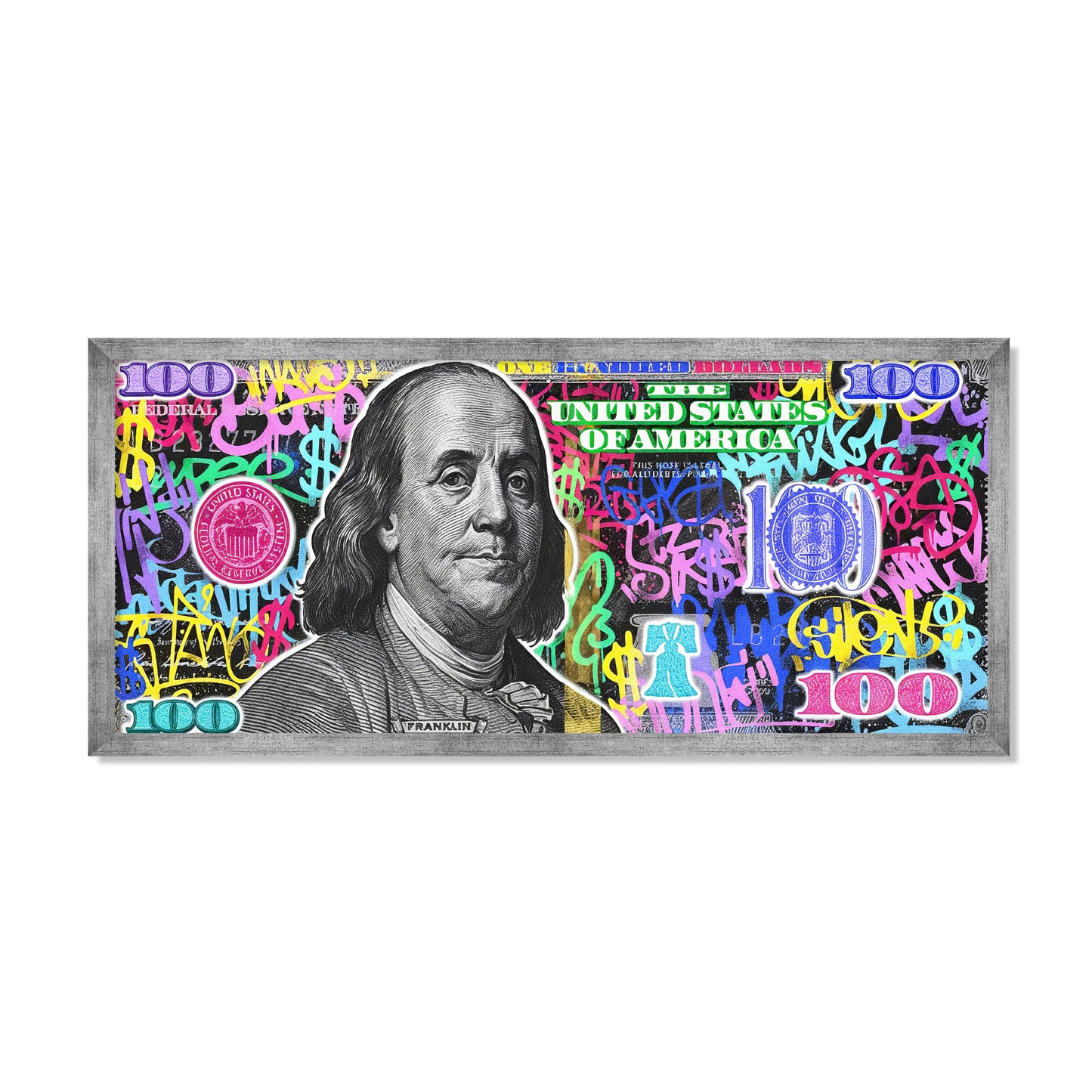 100 DOLLARS STREET ART