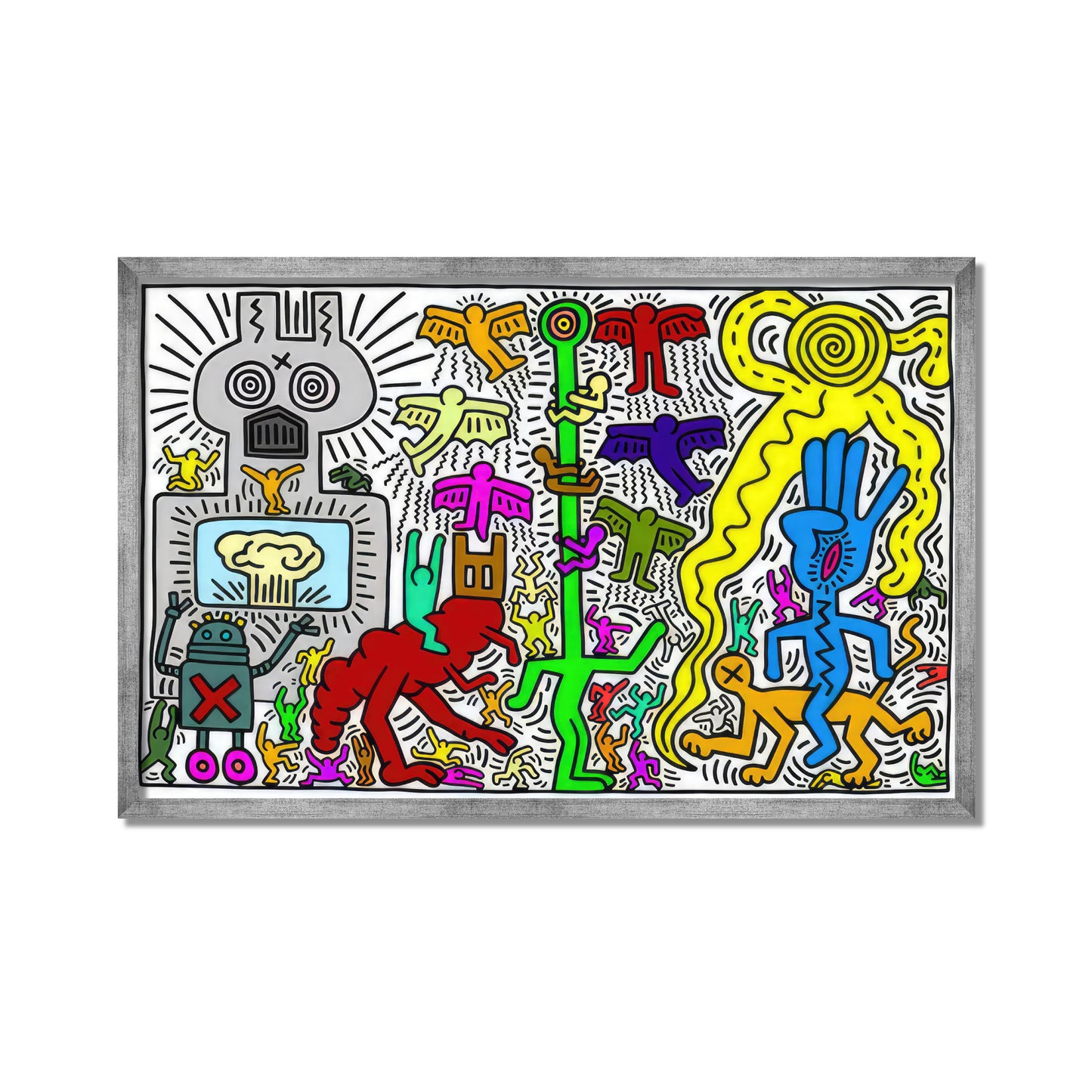 ROBOTS Y ÁNGEL RADIANTE