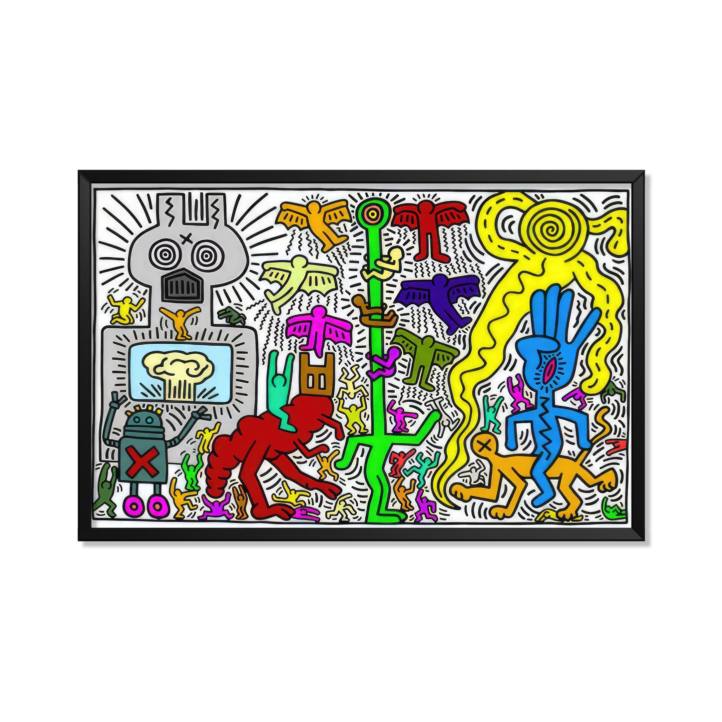 ROBOTS Y ÁNGEL RADIANTE