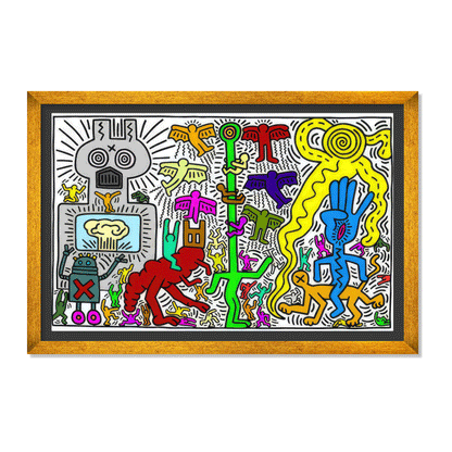 ROBOTS Y ÁNGEL RADIANTE