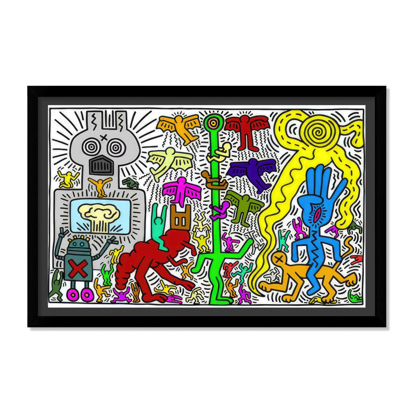 ROBOTS Y ÁNGEL RADIANTE