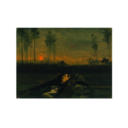 PAISAJE AL ATARDECER