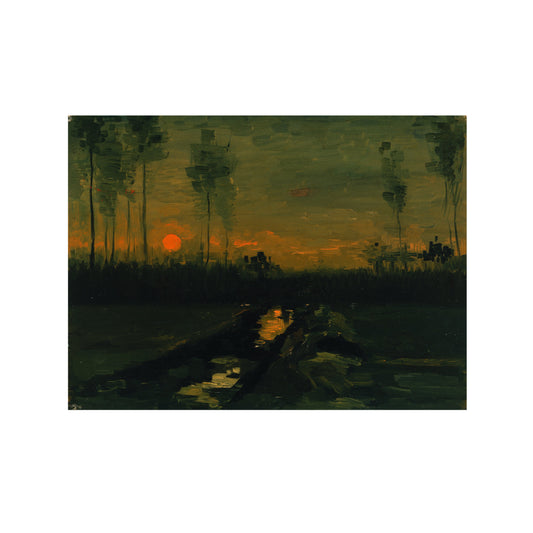 PAISAJE AL ATARDECER