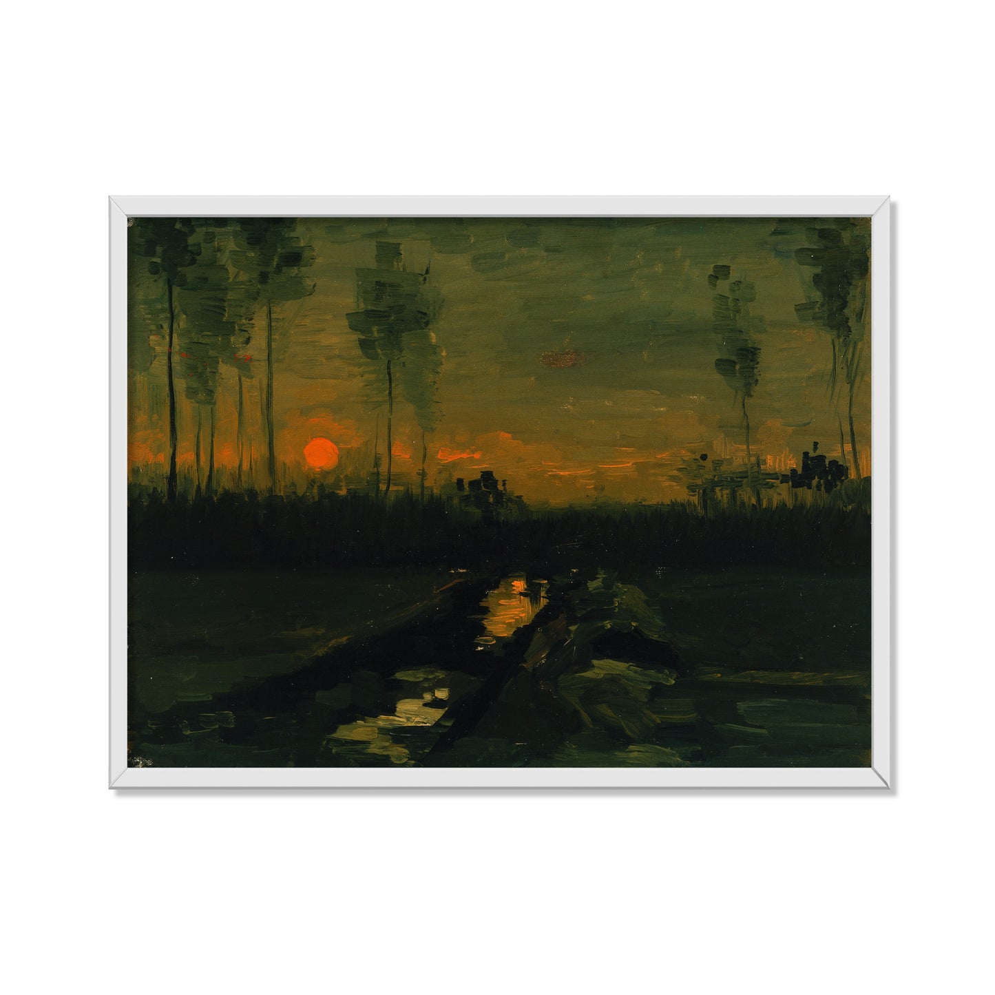 PAISAJE AL ATARDECER