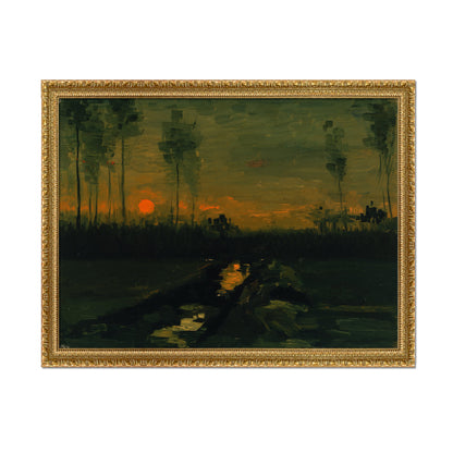 PAISAJE AL ATARDECER