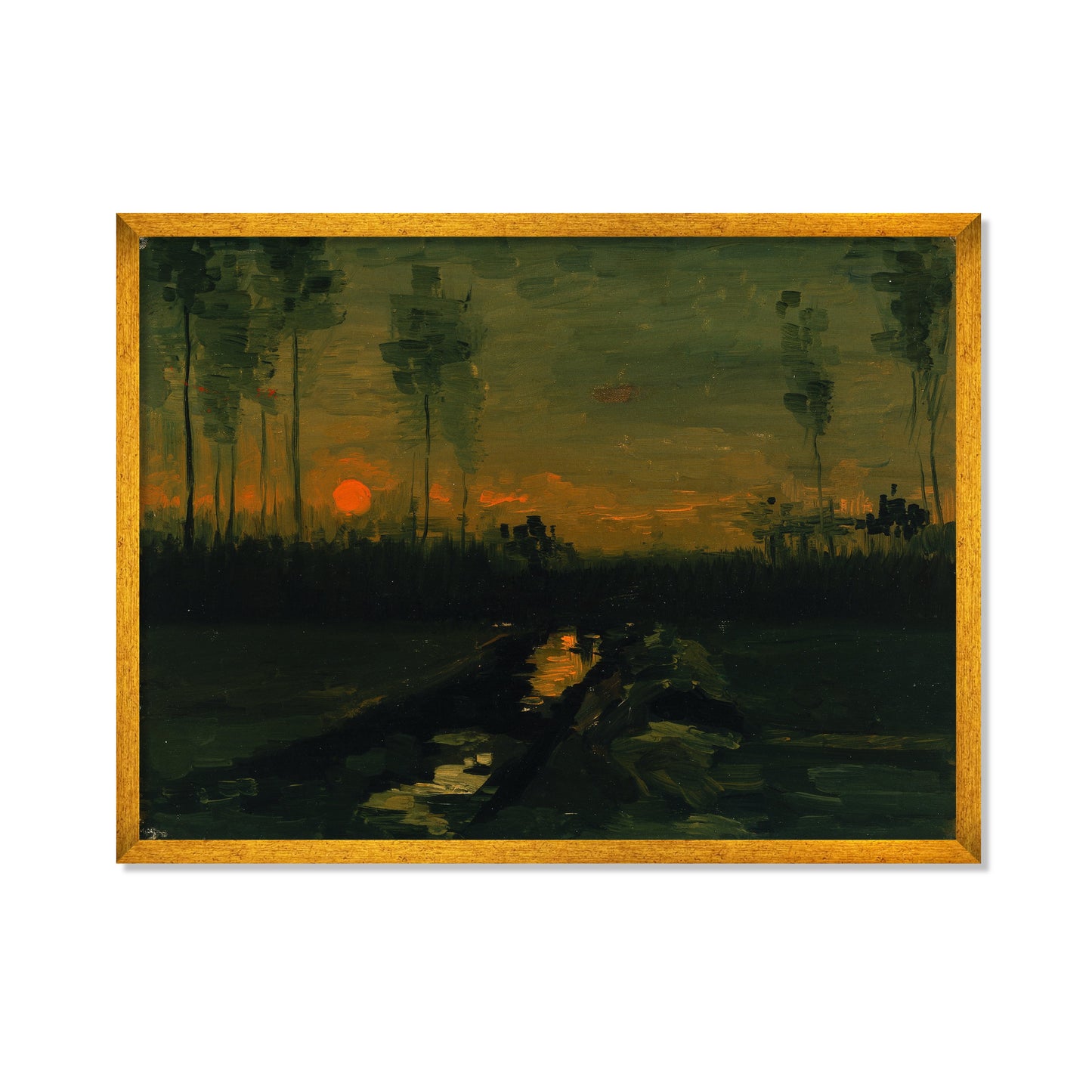 PAISAJE AL ATARDECER