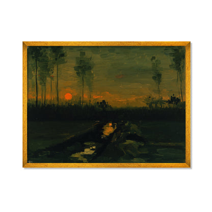 PAISAJE AL ATARDECER