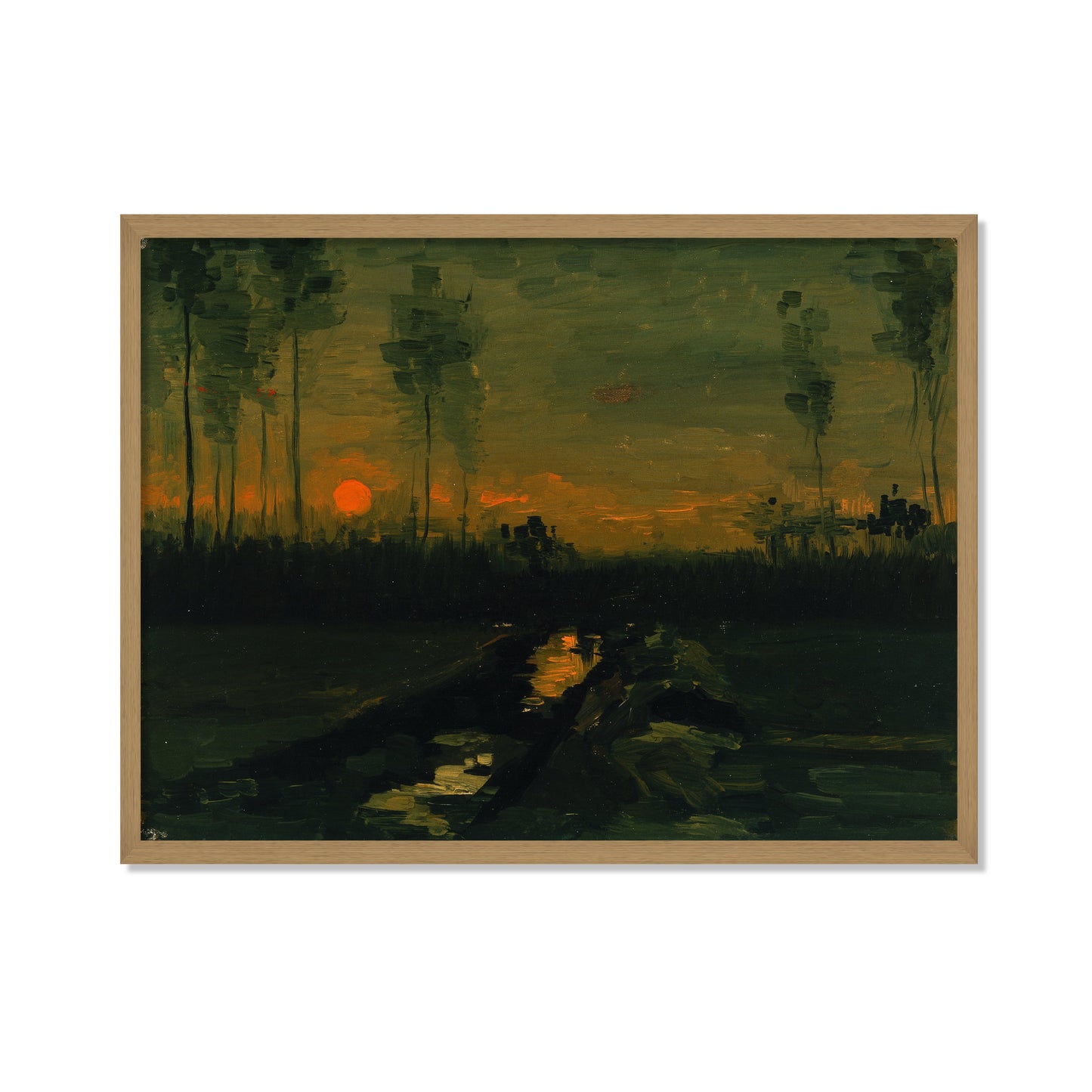 PAISAJE AL ATARDECER