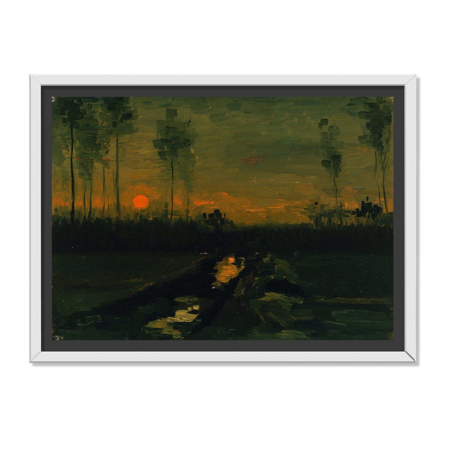 PAISAJE AL ATARDECER