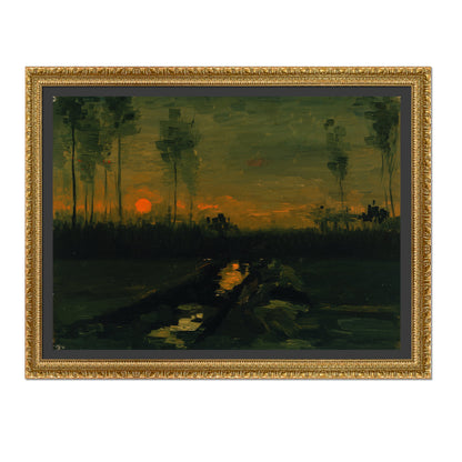 PAISAJE AL ATARDECER