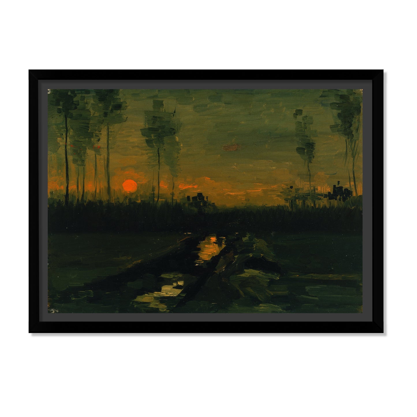 PAISAJE AL ATARDECER
