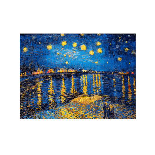 NOCHE ESTRELLADA SOBRE EL RÓDANO