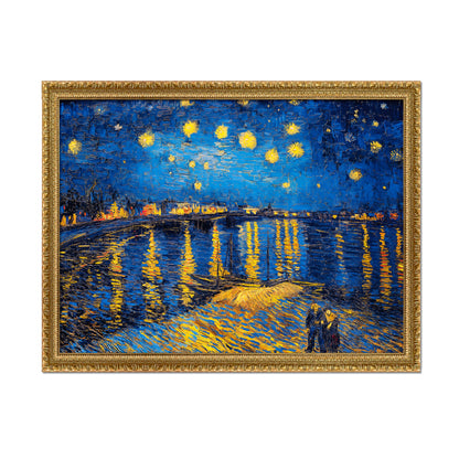 NOCHE ESTRELLADA SOBRE EL RÓDANO