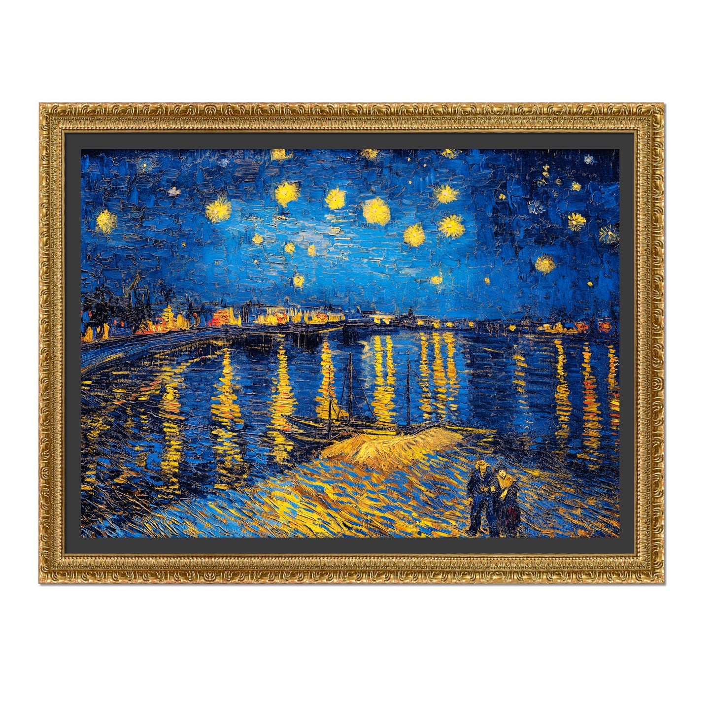 NOCHE ESTRELLADA SOBRE EL RÓDANO