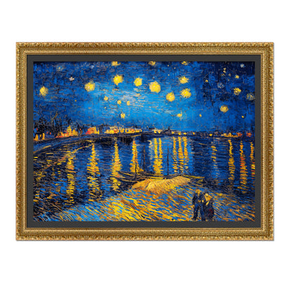 NOCHE ESTRELLADA SOBRE EL RÓDANO