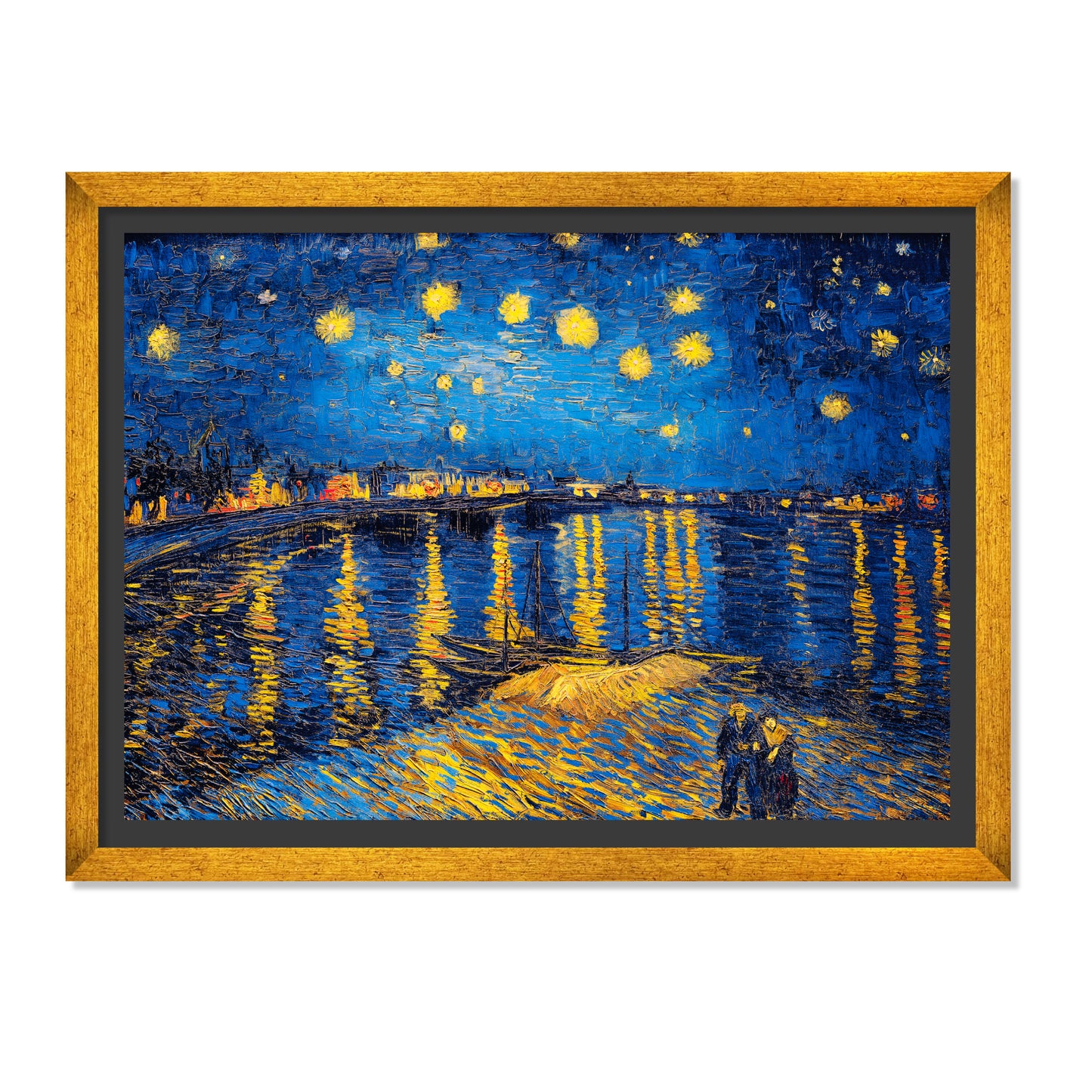 NOCHE ESTRELLADA SOBRE EL RÓDANO
